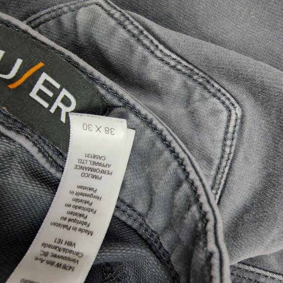 DU/ER Pants Mens 38x30 Actual 36x28 N2X Relaxed Taper Stretch Performance Casual - Picture 9 of 9